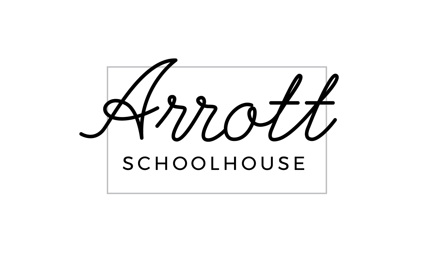 A logo with the text "Arrotta SCHOOLHOUSE" written in cursive.