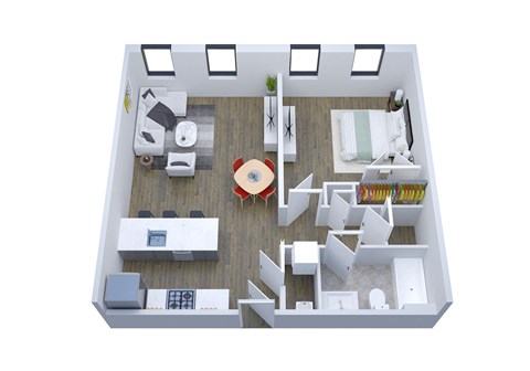 2601 Poplar Street Studio-2 Beds Apartment for Rent - Photo Gallery 16