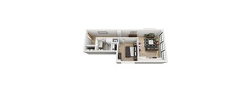 B1 Floor Plan at 1600 Callowhill, Philadelphia