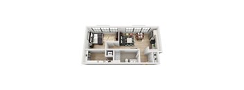 B2 Floor Plan at 1600 Callowhill, Pennsylvania