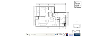 a floor plan of a house with bedrooms and a living room