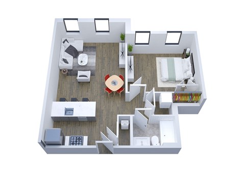 2601 Poplar Street Studio-2 Beds Apartment for Rent - Photo Gallery 21