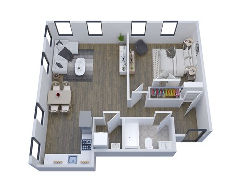 2601 Poplar Street Studio-2 Beds Apartment for Rent - Photo Gallery 24