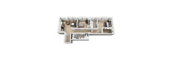 C2 Floor Plan at 1600 Callowhill, Philadelphia, PA 19130