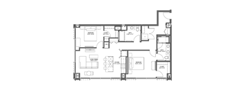 C6 Floor Plan at 17 Market West, Philadelphia Pennsylvania