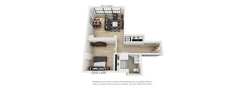 B7 Floor Plan at 1600 Callowhill, Philadelphia, PA 19130