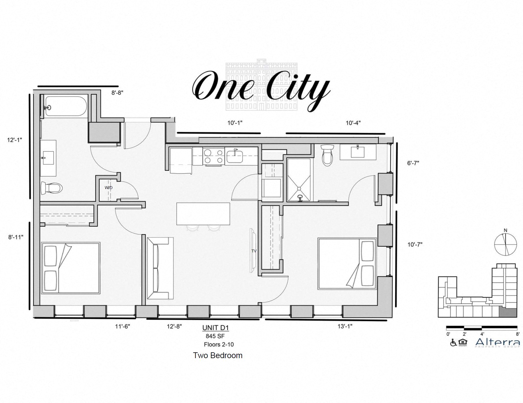 One City D1 Floor Plan
