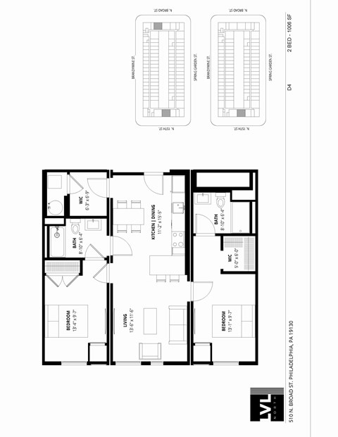 510 North Broad Street Studio-2 Beds Apartment for Rent - Photo Gallery 65