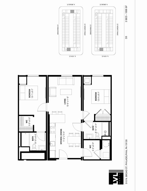 510 North Broad Street Studio-2 Beds Apartment for Rent - Photo Gallery 47