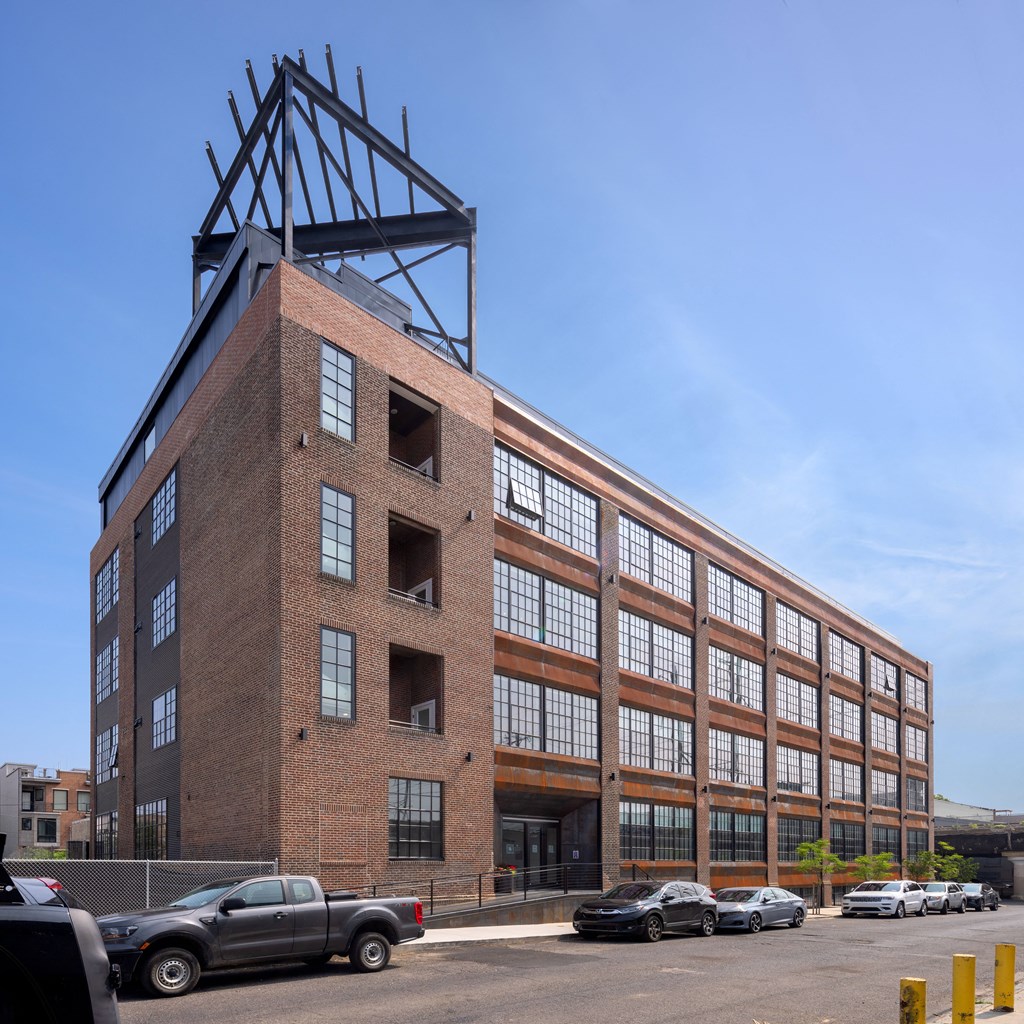 south side of the building from the parking lot