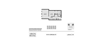One Bedroom at Iron Rose Apartments, Philadelphia, PA, 19123