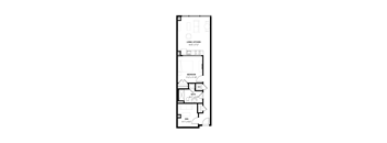 floor plan of 55 north apartments     a floor plan