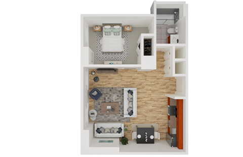 1201 Chestnut Street Studio-2 Beds Apartment for Rent - Photo Gallery 21