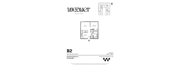 1Bed Floor Plan B2 at The Weaver, Philadelphia, PA, Pennsylvania, 19125