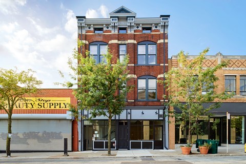 the building in which the apartment is located