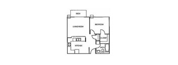 a floor plan of a house with two bedrooms