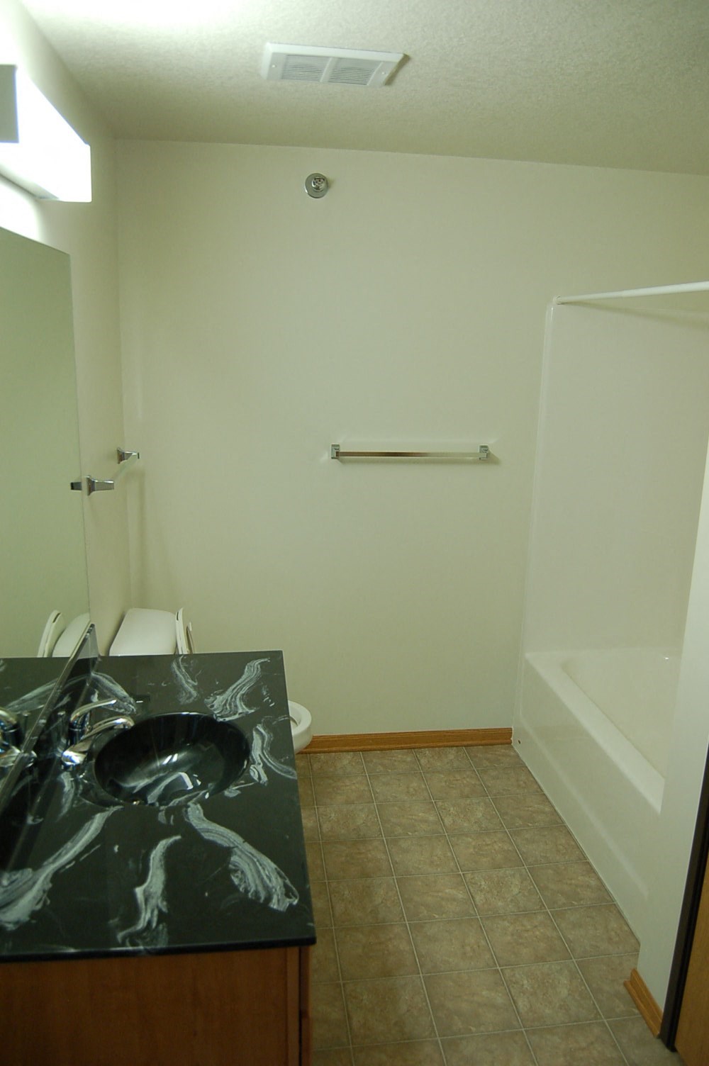 a bathroom with a sink and a bathtub