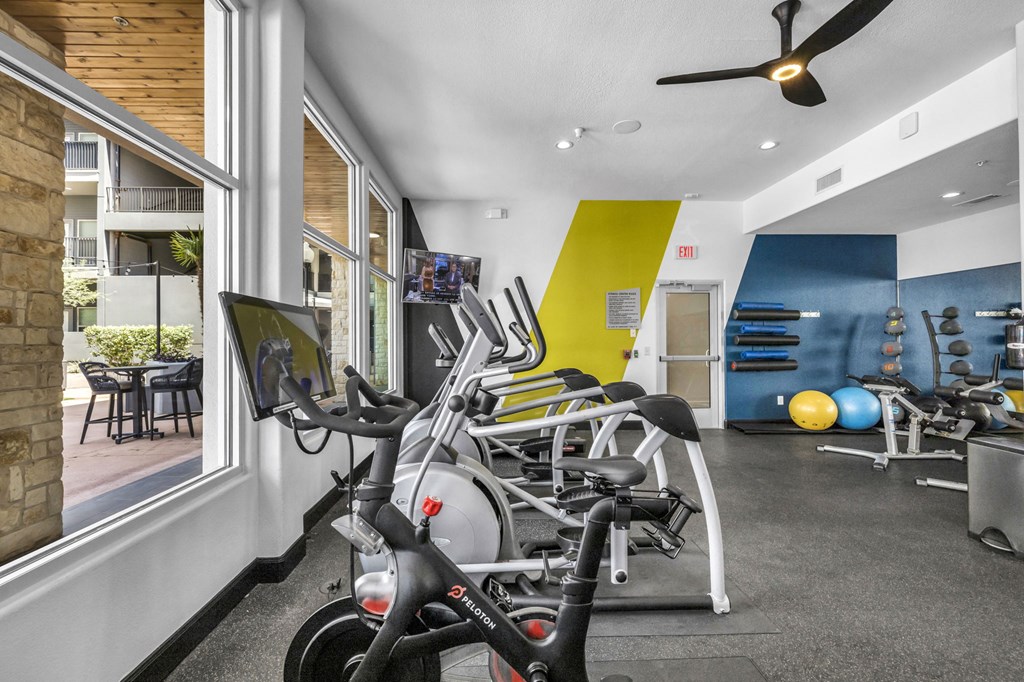 our apartments have a gym with plenty of exercise equipment  at Urban Crest Apartments, San Antonio