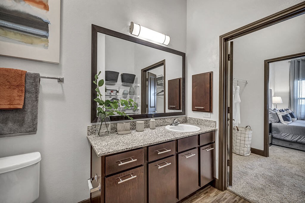 bathroom at Urban Crest Apartments, San Antonio, 78209