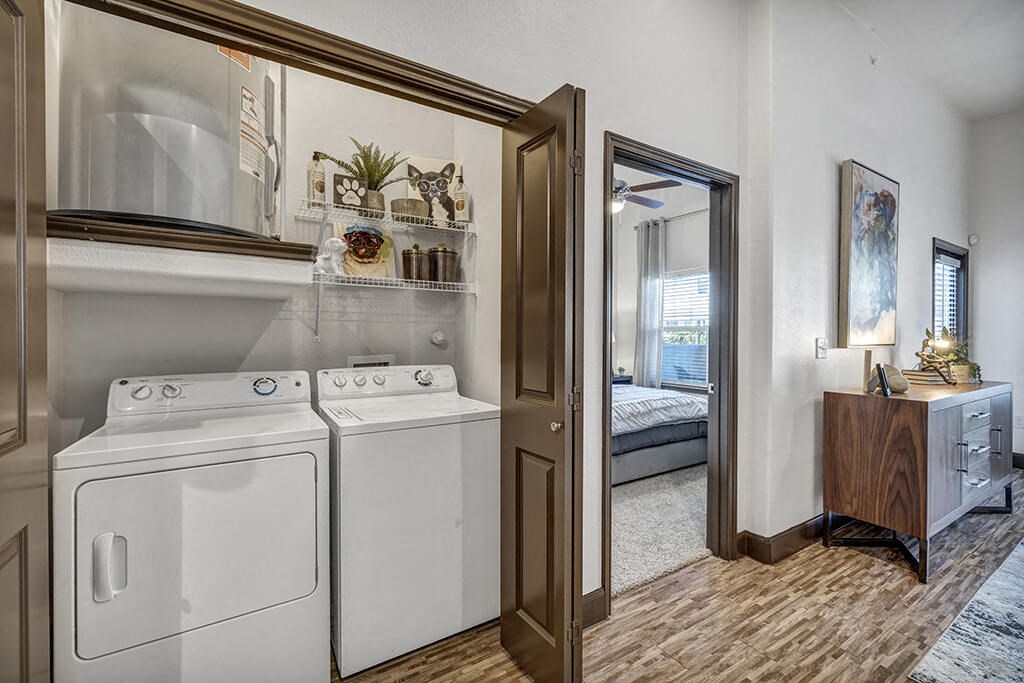 washer/dryer at Urban Crest Apartments, San Antonio, 78209