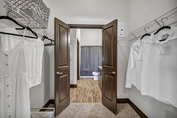Walk-In Closet  at Urban Crest Apartments, San Antonio, TX, 78209