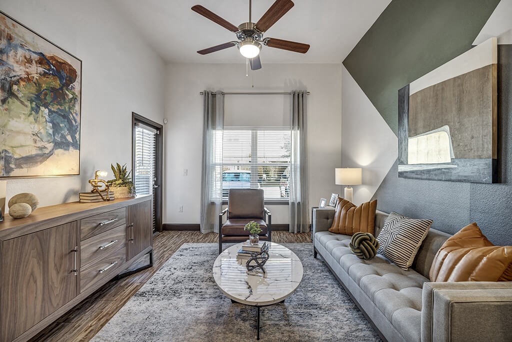 living room2 at Urban Crest Apartments, San Antonio, Texas