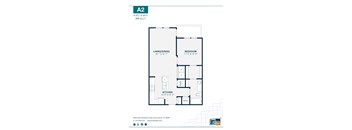 A2 Floor Plan at Urban Crest Apartments, Texas