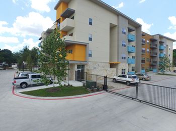 Parking Lot at Urban Crest Apartments, San Antonio, 78209
