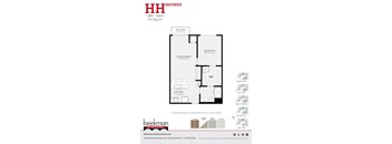 a floor plan of a bedroom apartment