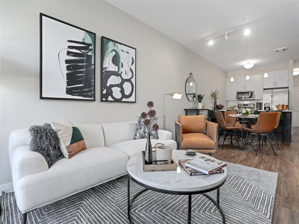 Living And Kitchen Living And Kitchen at Beekman on Broadway, Ann Arbor, MI, 48105