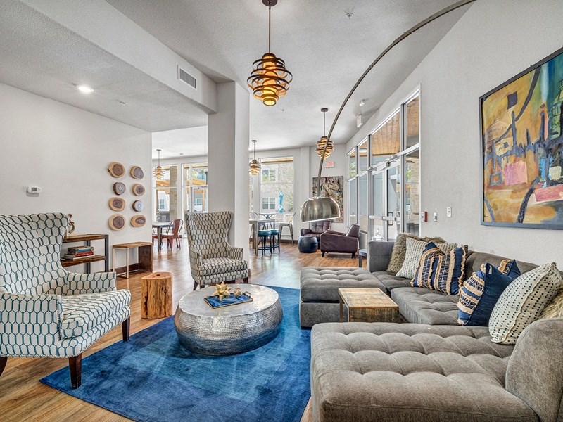 Clubhouse/Social Lounge  at Urban Crest Apartments, San Antonio