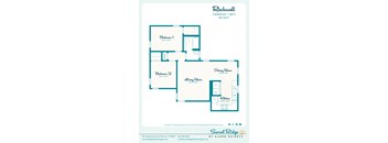 2 bed / 1 bath Rockwell  at Sunset Ridge, San Antonio, 78209