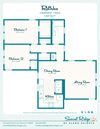 2 bed / 1 bath Rothko