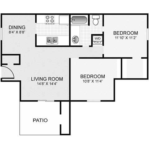 21A Floor Plan 21A Floor Plan at The Hudson, Texas, 75006
