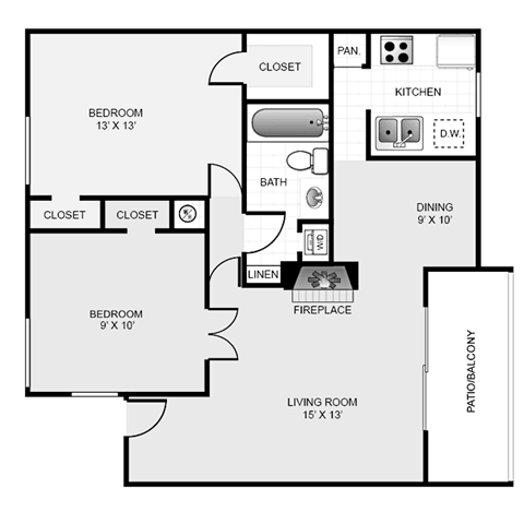 2a Floor Plan 2a Floor Plan at Keller Oaks, Texas, 75006