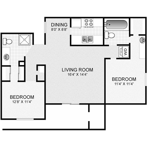 22B Floor Plan 22B Floor Plan at The Hudson, Carrollton, TX 75006 ?