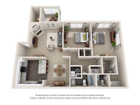 100 Noble Creek Drive NW 2-3 Beds Apartment, Townhouse for Rent - Photo Gallery 31