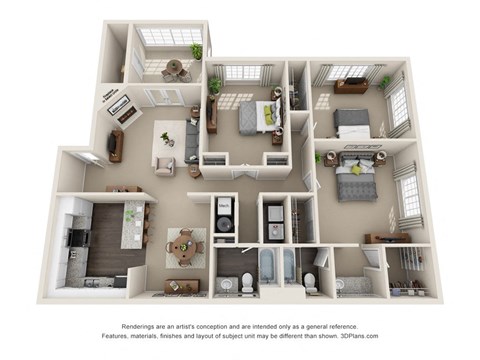 100 Noble Creek Drive NW 2-3 Beds Apartment, Townhouse for Rent - Photo Gallery 33