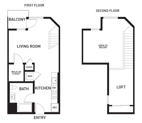 a floor plan of a living room and a dining room