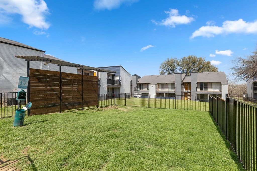 Dog run at District 2308, Arlington Texas