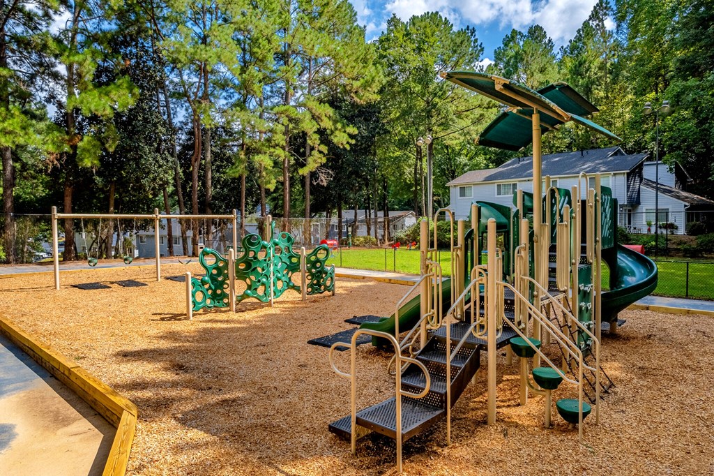 Playground and children's play area at Collier Ridge Apartments in Atlanta GA
