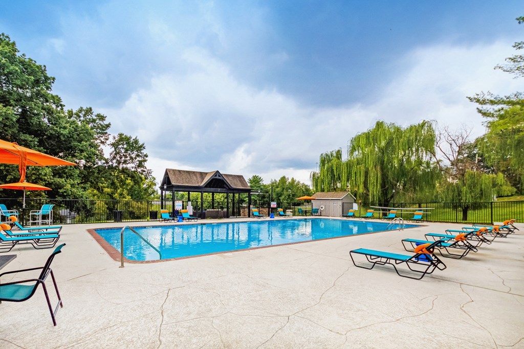 Swimming pool at Willow Apartments, Nashville, 37217