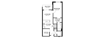 1 Bedroom and Den Apartment