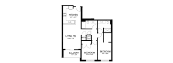 2 Bed Apartment