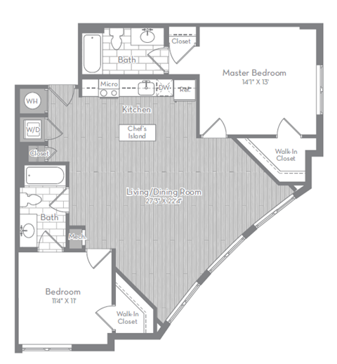 2 Bedroom 2 Bathroom