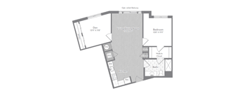 B2 - One Bedroom with Den