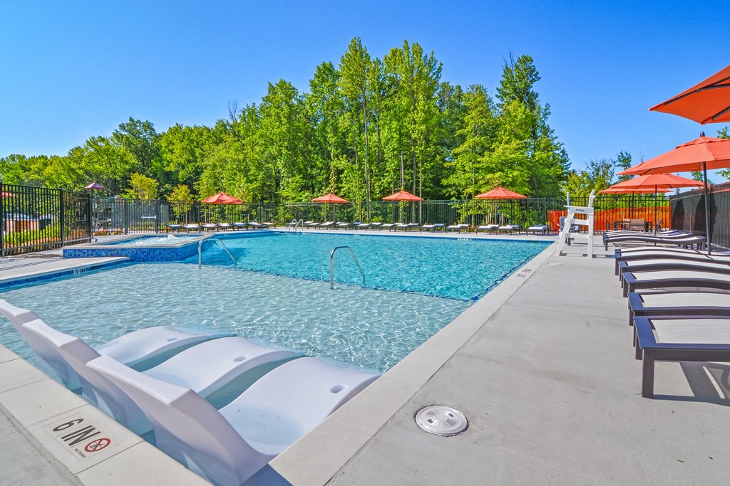 take a dip in our resort style pool