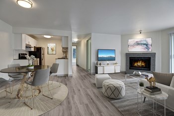 Taluswood Apartments Kitchen and Living Area | Apartments For Rent In Mountlake Terrace, WA | Taluswood Apartments - Photo Gallery 4