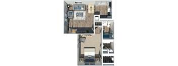 1 Bed 1 Bath