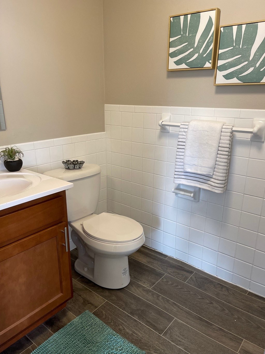 a small bathroom with a toilet and a sink